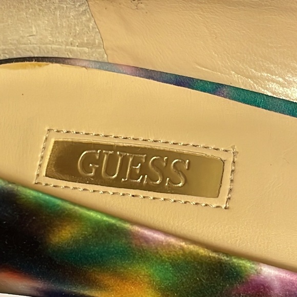 Guess, Honora, peep toe, high heel pumps. - Picture 9 of 11